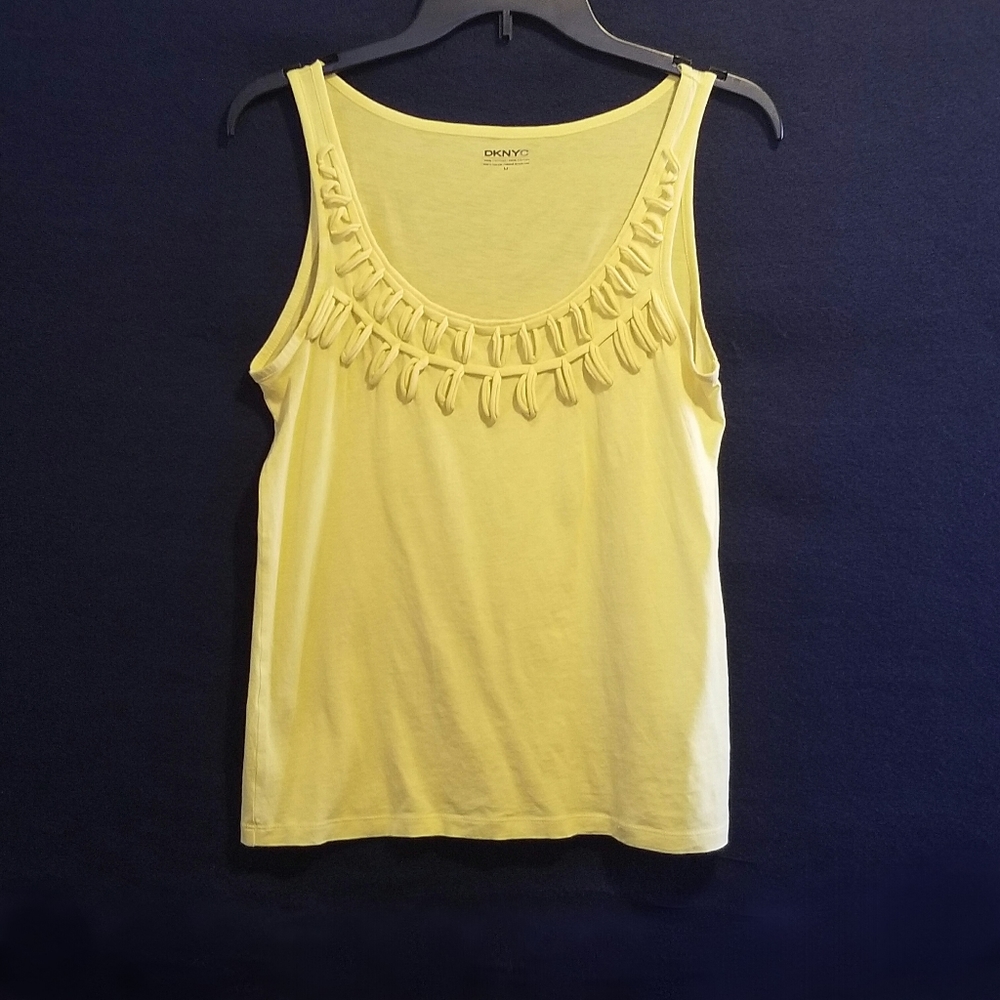 DKNYC Yellow Tank Top